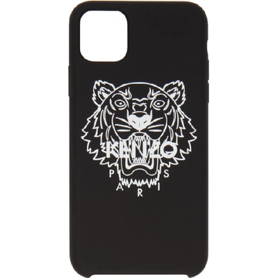 Shop Kenzo Black Tiger Iphone 11 Pro Max Case In 99 - Black