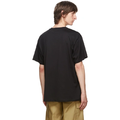 Shop Burberry Black Emerson T-shirt In Black A1189