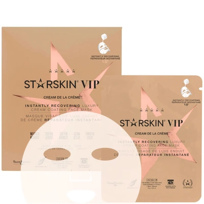 Shop Starskin Cream De La Créme Vip Instantly Recovering Luxury Cream Coated Sheet Face Mask 0.63 oz