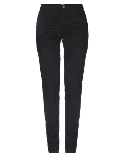 Shop Emporio Armani Woman Pants Black Size 29 Lyocell, Cotton, Elastane