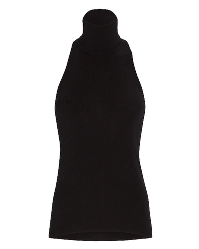 Shop A.l.c Paltrow Sleeveless Turtleneck Top In Black