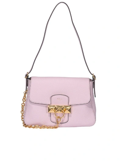 Shop Mulberry Keeley Mini Hammered Leather Bag In Pink