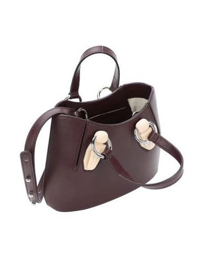 Shop Aevha London Handbag In Maroon