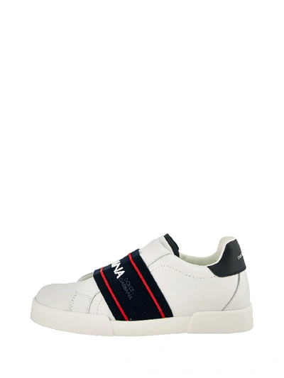 Shop Dolce & Gabbana Kids Sneakers For Boys In White