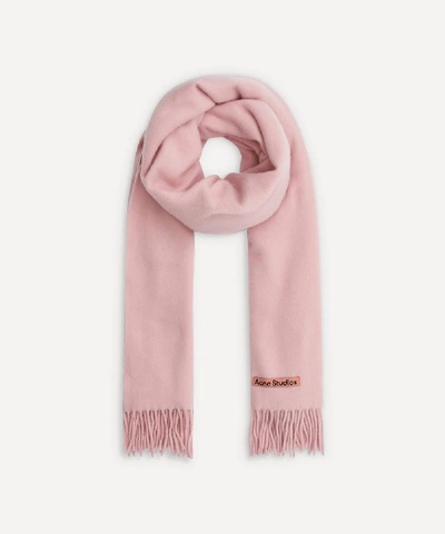Shop Acne Studios Canada New Wool Scarf In Light Pink
