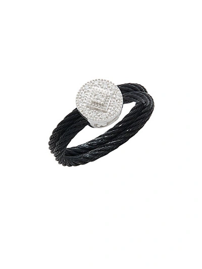 Shop Alor Diamond & 18k White Gold Solitaire Ring