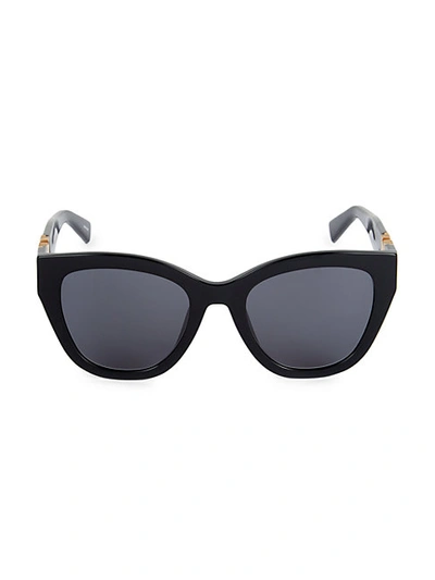 Shop Max Mara Berlin 52mm Cat Eye Sunglasses In Black