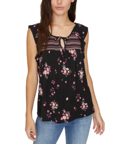 Shop Sanctuary Wild Belle Top In Midnight Bouquet