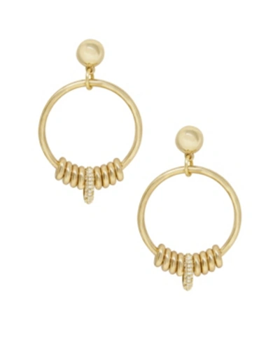 Shop Ettika 18k Gold Multi-ring Slider Women's Earrings