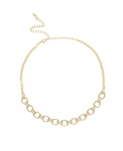 Shop Ettika Empowered Crystal And 18k Gold Chain Link Women's Necklace