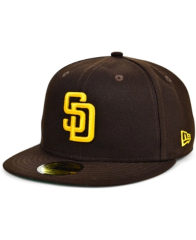 Shop New Era San Diego Padres 2020 Opening Day 59fifty-fitted Cap In Brown