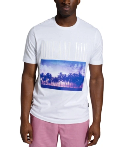 Shop Sean John Men's Dream Big T-shirt In Bright White