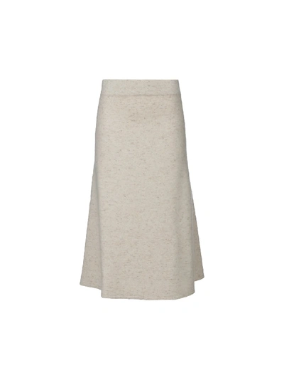 Shop Agnona Skirt In Ivory