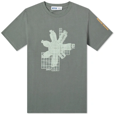 Shop Affix Circuit Board Tee In Grey