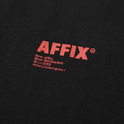 Shop Affix Standardised Logo Tee In Black