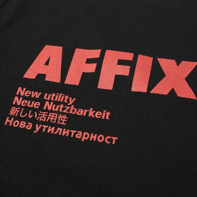 Shop Affix Standardised Logo Tee In Black