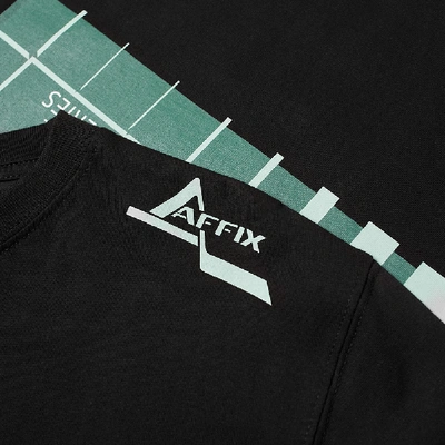 Shop Affix Long Sleeve Foley Sequence Tee In Black