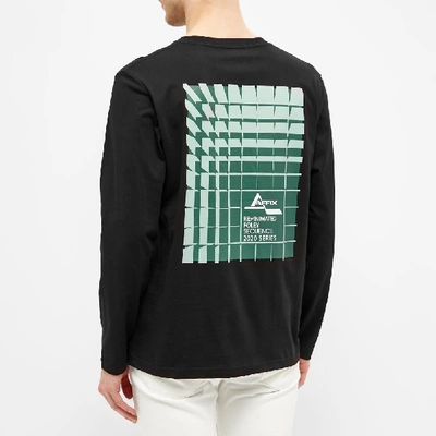 Shop Affix Long Sleeve Foley Sequence Tee In Black