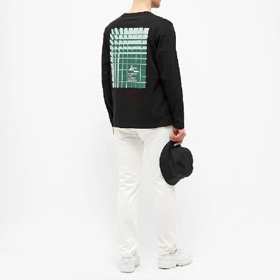 Shop Affix Long Sleeve Foley Sequence Tee In Black