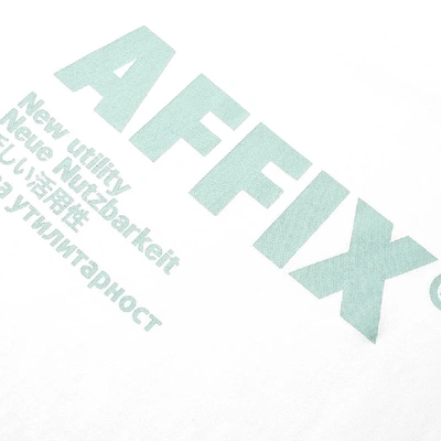 Shop Affix Standardised Logo Tee In Green