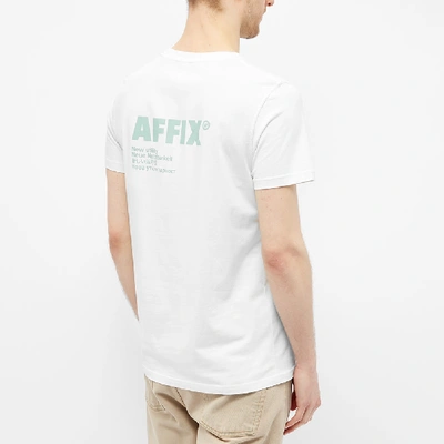 Shop Affix Standardised Logo Tee In Green