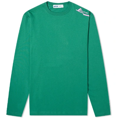 Shop Affix Long Sleeve Foley Sequence Tee In Green