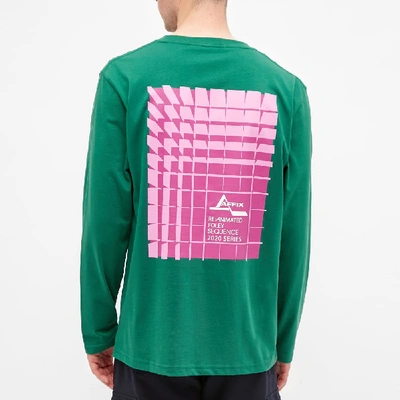 Shop Affix Long Sleeve Foley Sequence Tee In Green