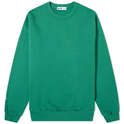 Shop Affix Foley Sequence Crew Sweat In Green