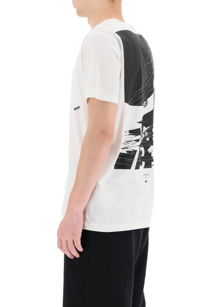 Shop Stone Island Shadow Project Cxado Print T-shirt In White,black