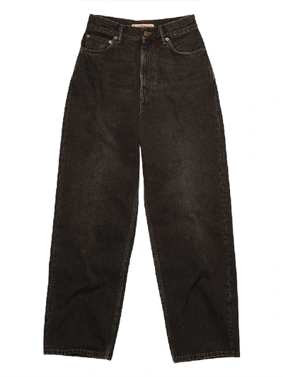 Shop Acne Studios Cropped 1993 Vintage Jeans, Black