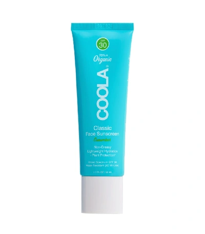 Shop Coola Classic Face Sunscreen Lotion Spf 30 - Cucumber In Na