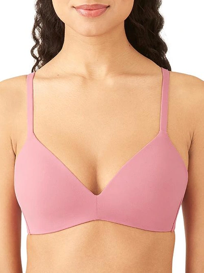 Shop Wacoal How Perfect Wire-free T-shirt Bra In Heather Rose