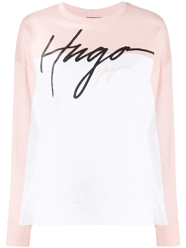pink hugo boss jumper