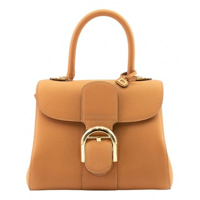 Pre-owned Delvaux Le Brillant Camel Leather Handbag