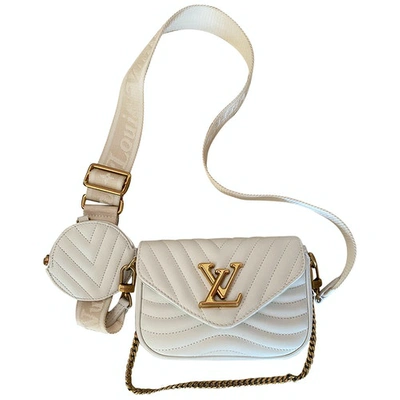 Pre-owned Louis Vuitton Multi-pochette New Wave White Leather Handbag
