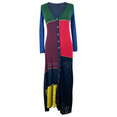 Pre-owned Jean Paul Gaultier Maxi Dress In Multicolour