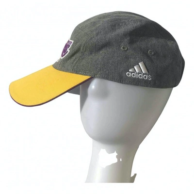 Pre-owned Adidas Originals Grey Cotton Hat & Pull On Hat