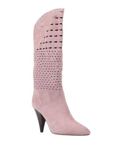 Shop Isabel Marant Ankle Boots In Pastel Pink