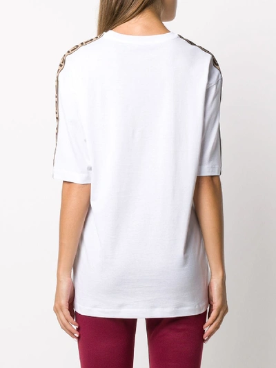 Shop Fendi Rama T-shirt In White