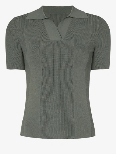 Shop Jacquemus Polo Shirt In Green