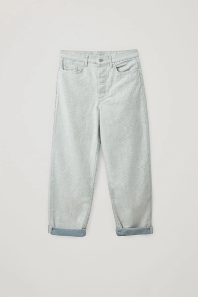 Shop Cos Tapered-leg High-rise Jeans In Blue