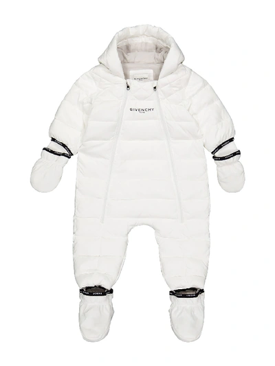 Shop Givenchy Kids Snowsuit For For Boys And For Girls In White