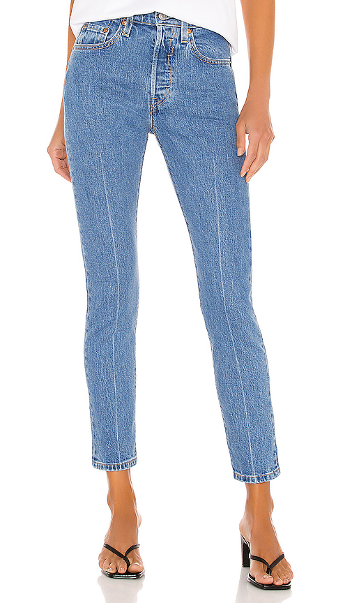 levi's 501 frayed hem jeans