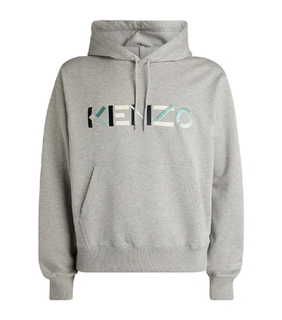 Shop Kenzo Multicoloured Logo Hoodie