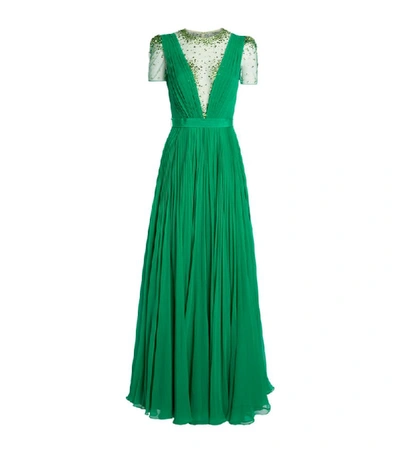 Shop Jenny Packham Silk Prairie Gown