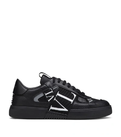 Shop Valentino Garavani Leather Vl7n Sneakers