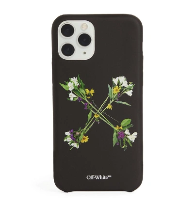 Shop Off-white Floral Arrow Iphone 11 Pro Case