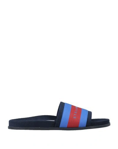 Shop Stella Mccartney Sandals In Dark Blue