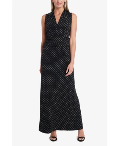 Shop Vince Camuto Women's Sleeveless Halter Maxi Dress In Black