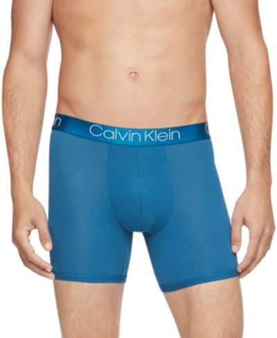 Shop Calvin Klein Men's Ultra-soft Modal Boxer Briefs In Vermont Slate
